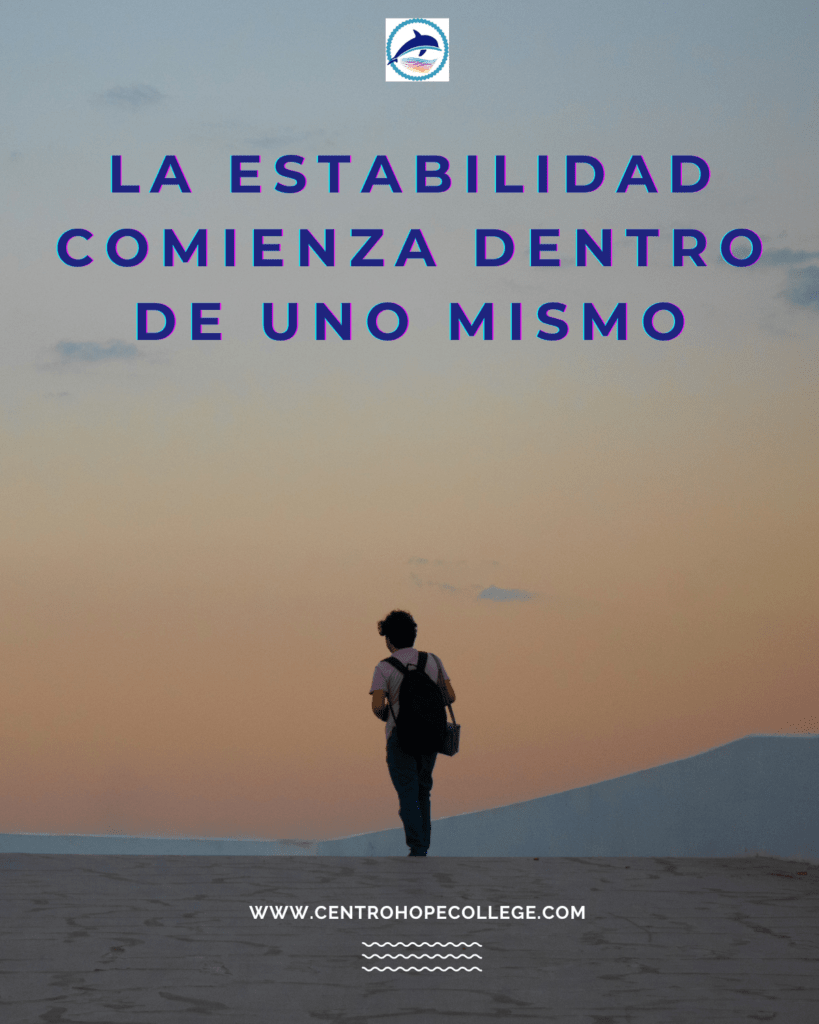 Cuando el miedo a derrumbarnos si perdemos a nuestra pareja nos atrapa, representado por una persona caminando sola al atardecer, simbolizando la búsqueda de estabilidad interior.