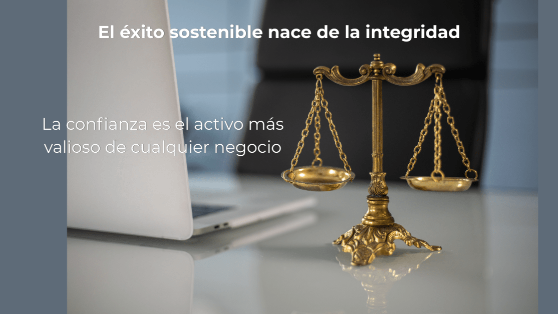 El precio de mentir en los negocios: balanza que representa la integridad, la confianza y la ética empresarial.